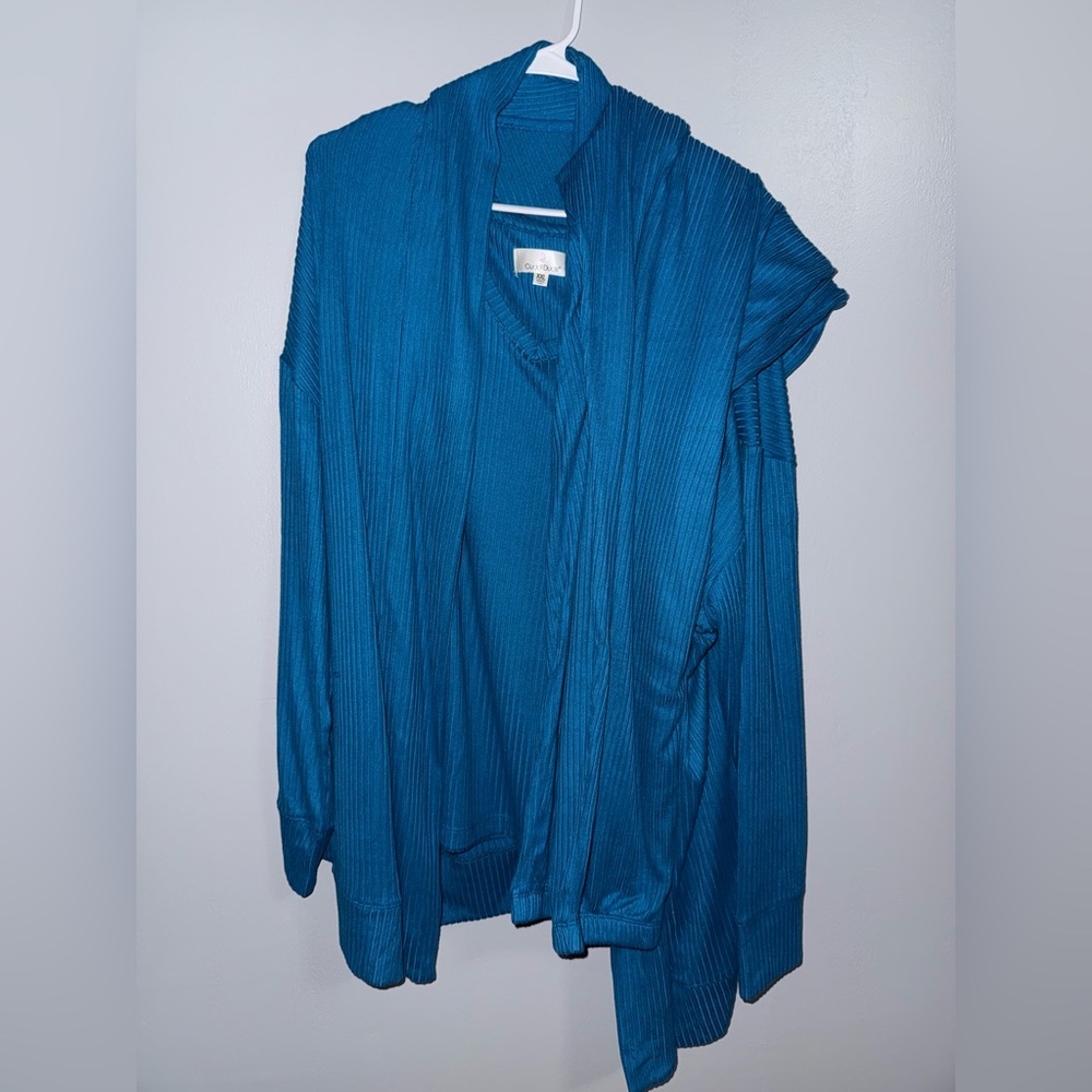 Cuddl Duds Blue Women's Sweater